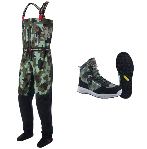 WADERS SPEEDMASTER-ZIP LIGHT CAMOARMY SET