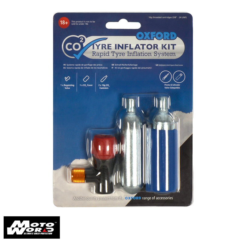 OXFORD CO2TYRE Kit de reparare a 2 anvelope